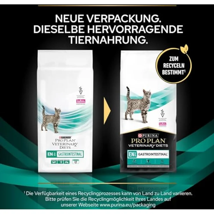Pro Plan Veterinary Diets EN St/Ox Gastrointestinal, 5 kg Diätalleinfuttermittel für Katzen zur Unterstützung bei Resorptionsstörungen – Bild 3