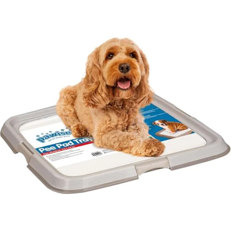PAWISE Pee Pad Holder, tragbarer Töpfchentrainer für Hunde, mit rutschfesten Gummifüßen, 60 x 60 cm (24x24 in) – Bild 1