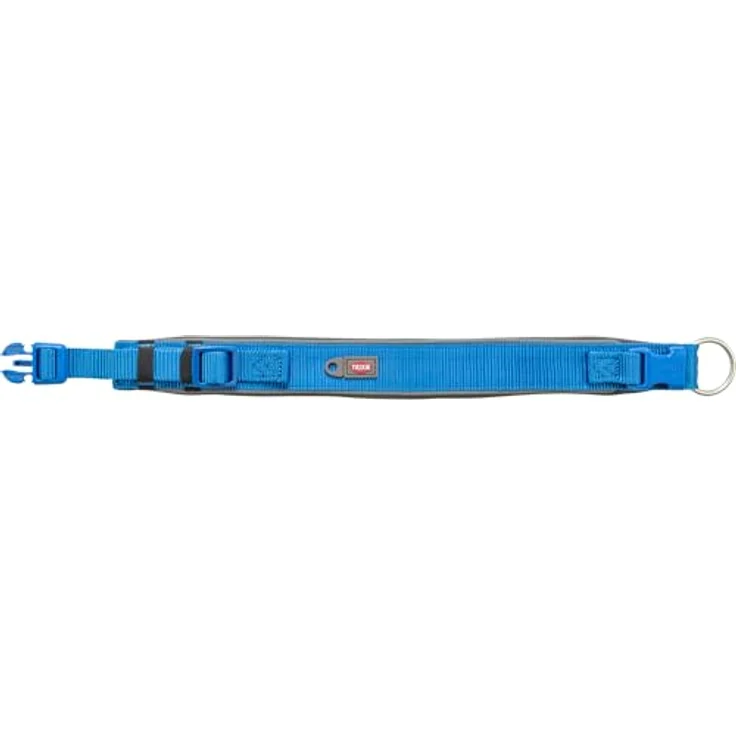 Trixie Premium Halsband L-XL, Halsumfang 53–62 cm, neoprengepolstert, stufenlos verstellbar, blau – Bild 2