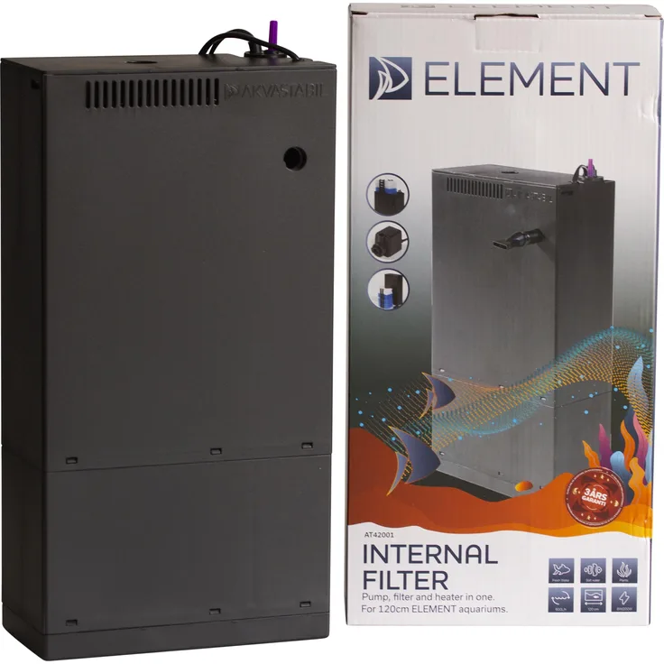 AkvaStabil Kompletfilter ELEMENT für 120 cm Aquarien (120 l), effektiver Aquarienfilter für klares Wasser
