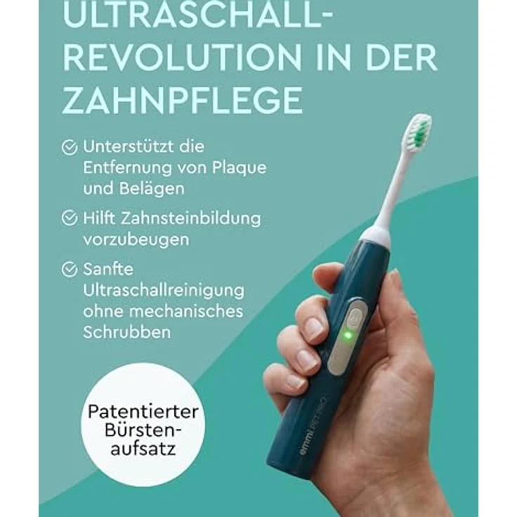 Emmi-pet emmi-PET A1-S2 Ultraschall Aufsteckbürsten, 2er Set für kleine Hunde, Katzen & Welpen, sanfte Zahnpflege ohne Schrubben – Bild 4