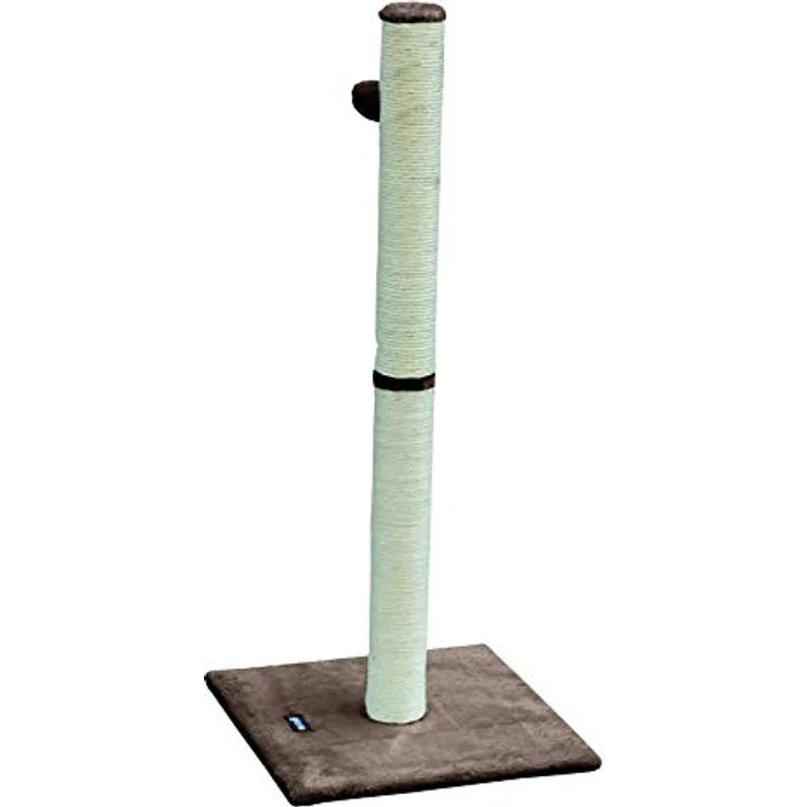 Gloria Kratzbaum für Katzen Gloria Rin, 80 cm hoch, Brauner Sisal-Kratzbaum zur Möbelsschonung