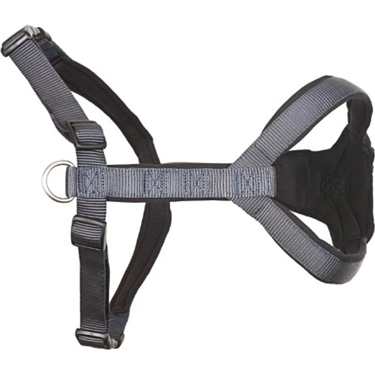 Wolters Professional Comfort Geschirr Gr.2 A 45-50 cm x 2,5 cm, Halsband + Leine, graphit/schwarz, ergonomische Polsterung für optimalen Tragekomfort – Bild 2