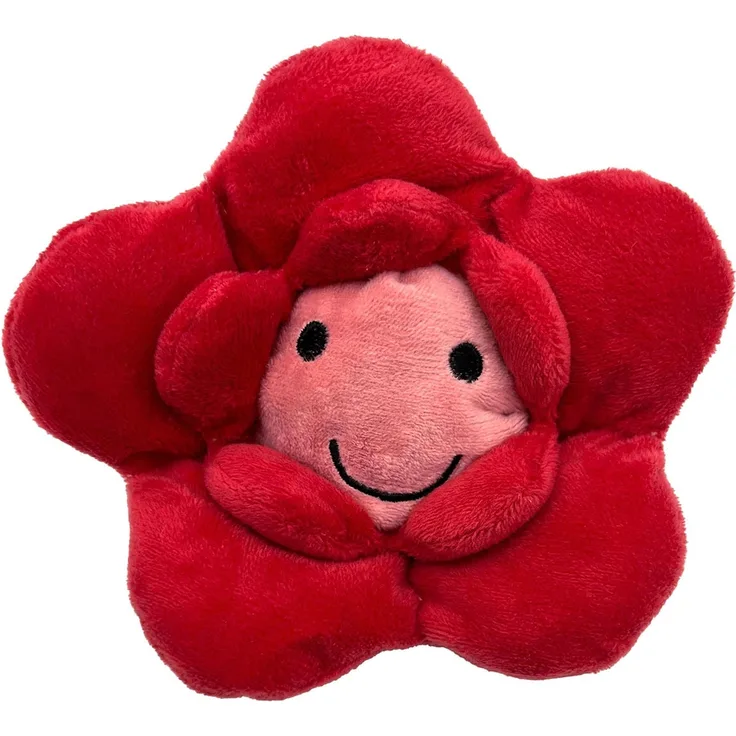 Aumüller Katzenspielkissen Baldi Blümchen, Plüsch mit Baldrian und Dinkelspelz für stundenlangen Spielspaß