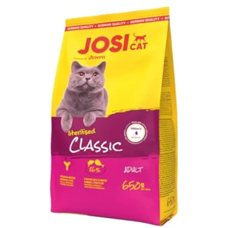 Josera JosiCat Sterilised Classic, Katzen-Trockenfutter für kastrierte Katzen, 650g Beutel – Bild 4