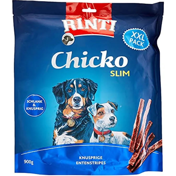 RINTI Chicko Slim Ente, knusprige Entenstripes, 900g, fettarm und ohne Zucker