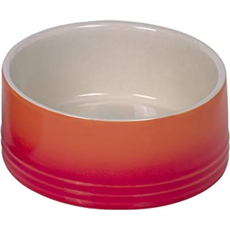 Nobby Keramik Napf Gradient, orange/creme mit Farbverlauf, Ø 15 x 6 cm, 0,55 l