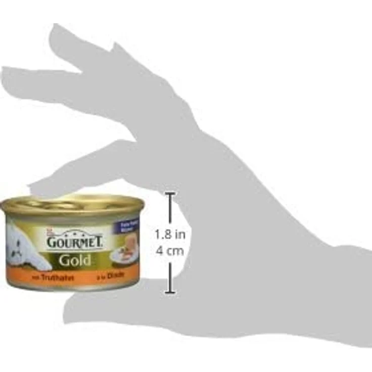 Gourmet Gold Katzenfutter mit Truthahn, 85g, feine Pastete ohne künstliche Zusätze – Bild 3