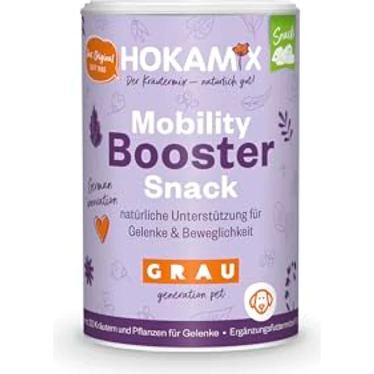 GRAU Hokamix Mobility Snack, Ergänzungsfuttermittel für Hunde, unterstützt Gelenke & Beweglichkeit, 1er Pack (150g) – Bild 1