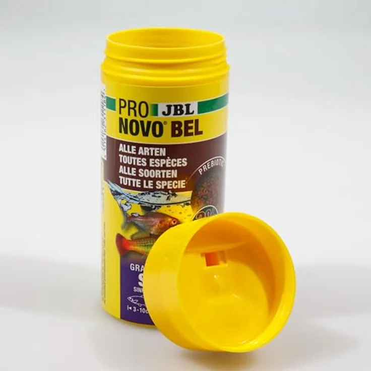 JBL PRONOVO BEL GRANO, Fischfutter-Granulat für Aquarienfische 3-10 cm, prebiotisch, hohe Akzeptanz, 250 ml – Bild 5