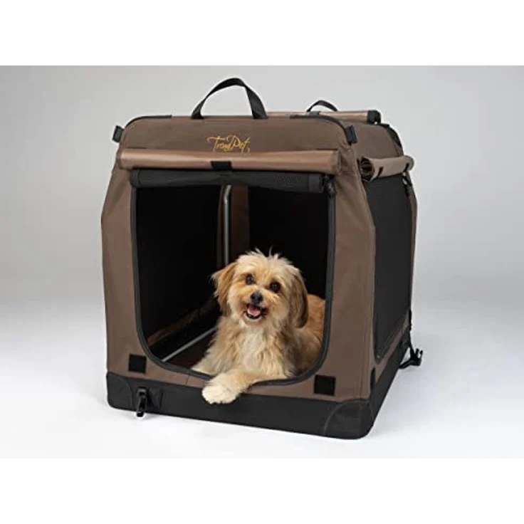 TrendPet TPX75-Pro, Faltbare Hundebox fürs Auto mit Aluminium Rahmen, Sichtschutz und verstärkten Ecken – Bild 3