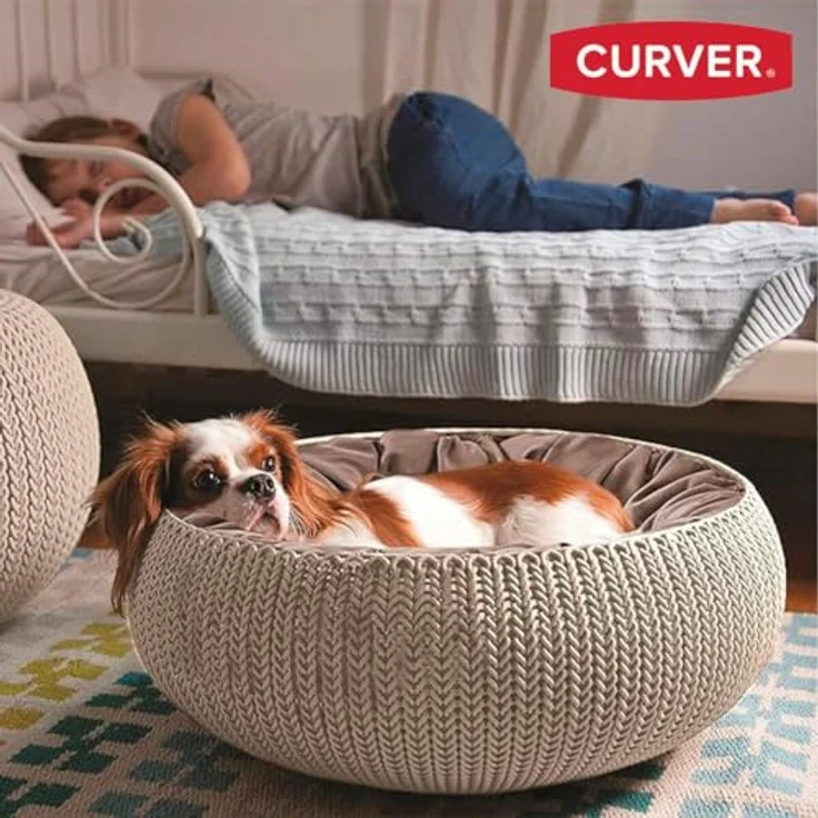 Karlie Curver Tierbett ø: 50 cm hellbeige – Bild 4