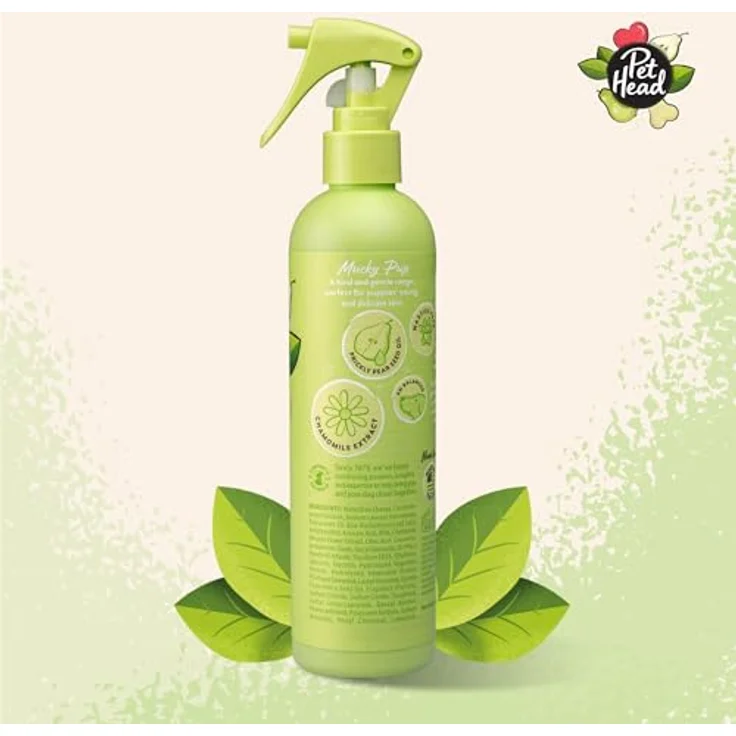 Pet Head Mucky Pup Fellspray für Welpen, pH-Neutral, vegan, mit Birnenduft und sanfter Formel, 300ml – Bild 2