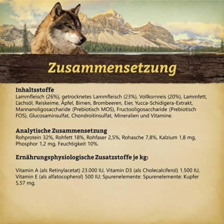 Wolfsblut Range Lamb Puppy, Hunde-Trockenfutter für Welpen mit bekömmlichem Lamm, 2kg – Bild 3