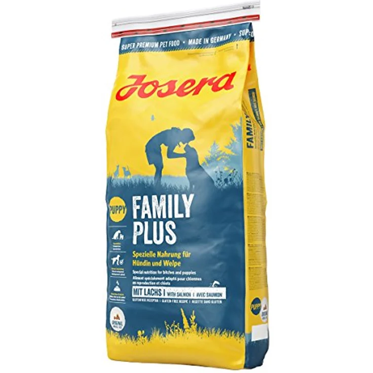 JOSERA Family Plus, Hundefutter für trächtige/säugende Hündinnen und Welpen, Super Premium Trockenfutter, 15 kg – Bild 1