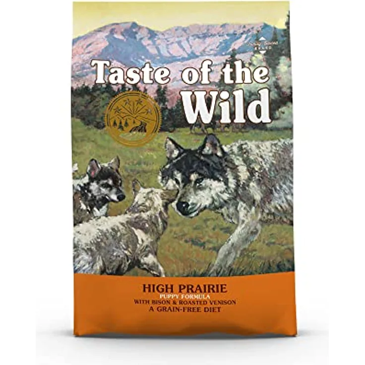 Taste of the Wild High Prairie Puppy, Hunde-Trockenfutter, 5 kg, hohe Qualität und Langlebigkeit