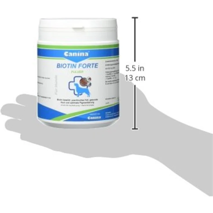 Canina Biotin Forte, Ergänzungsfuttermittel für Hunde, 500g Pulver für gesundes Fell und starke Krallen – Bild 4