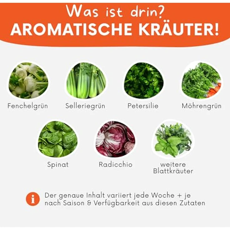 Knollenliebe Mümmel-Mix Kleintierbox 3 kg, frisches Kräuter-Frischfutter für Kaninchen und Meerschweinchen, artgerecht – Bild 2