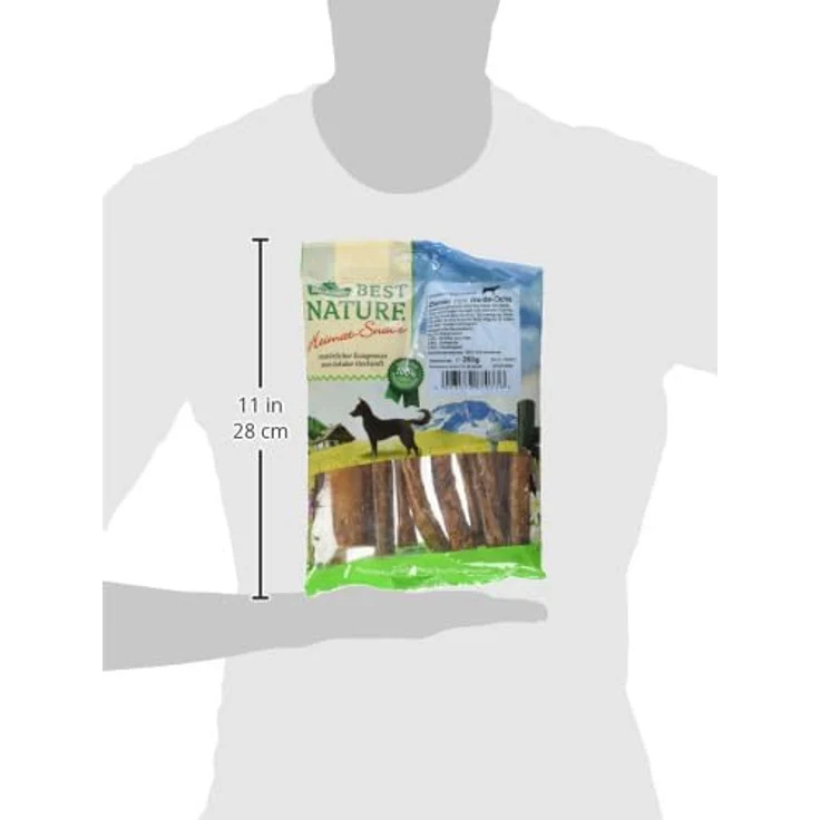Dehner Best Nature Hundesnack Ochsenziemer, getreidefreier und zuckerfreier Kausnack für Hunde, 250 g – Bild 3