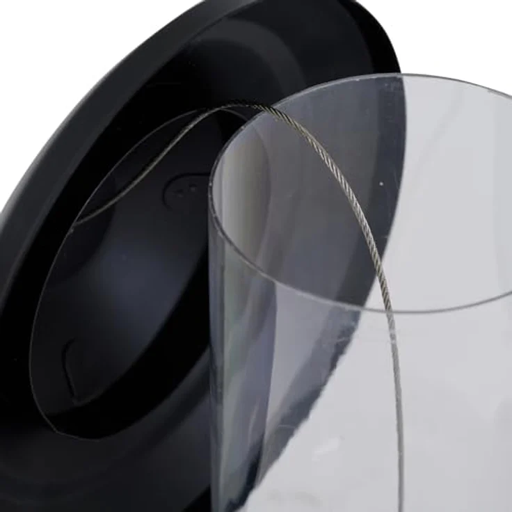 Siena Garden Futtersäule Stahl-Serie, bruchsichere Kunststoffröhre für die saubere Fütterung von Wildvögeln – Bild 5