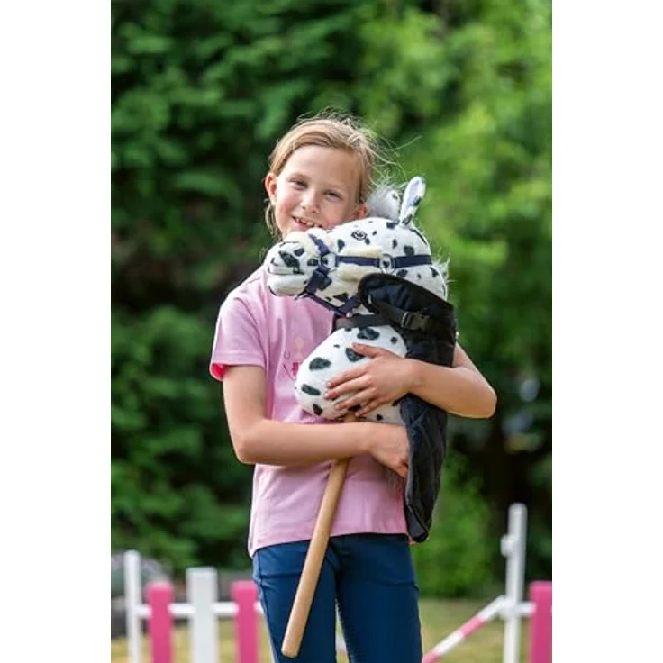 HKM Sports Equipment Hobby Horse Decke, Spielzeugdecke zum Anbringen am Hals, geeignet für Steckenpferde – Bild 4