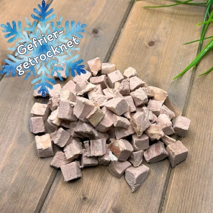 Lyra Pet® Entenbrustwürfel gefriergetrocknet, 200 g Snack für Hunde & Katzen, getreidefreies & fettarmes Leckerli, proteinreich, ideal für Kitten, Welpen & Senioren – Bild 5