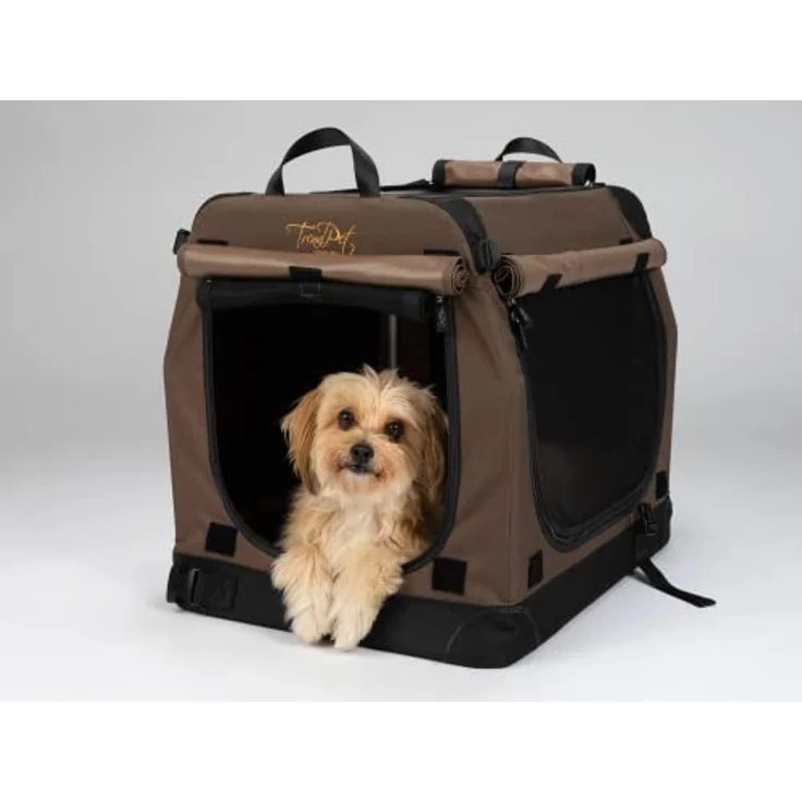 TrendPet TPX60-Pro, Faltbare Hundebox mit Aluminium Rahmen, Sichtschutz und verstärkten Ecken – Bild 3