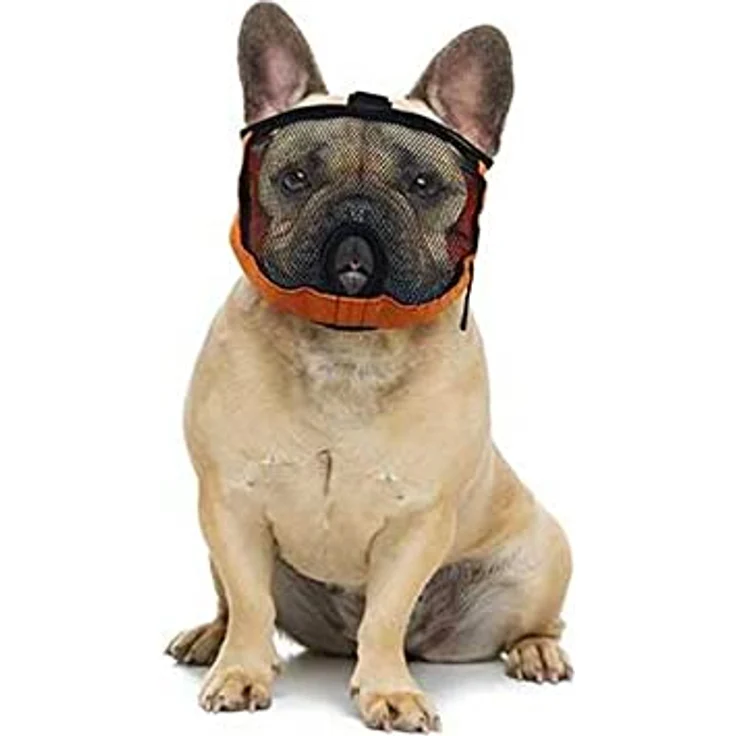 Grande Finale Maulkorb Brachycephal, orange/schwarz, L – Bild 1