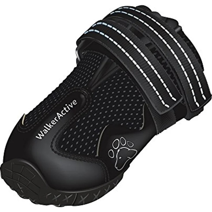 Trixie Pfotenschutz Walker Active 2 Stück schwarz XL – Bild 2