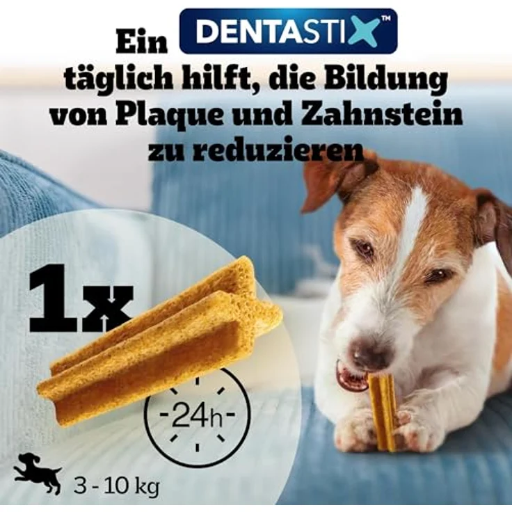 Pedigree Dentastix Light, Zahnpflege Snack für kleine Hunde (3 - 10 kg), 35 Stück, kalorienreduziert mit natürlichem Truthahn – Bild 7