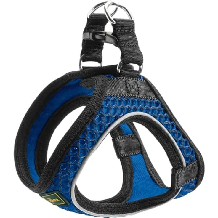Hunter Hunde-Geschirr Hilo Comfort blau M – Bild 2