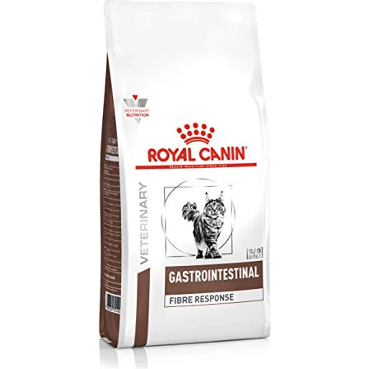 Royal Canin Veterinary Gastrointestinal Fibre Response, 4 kg Trockenfutter für erwachsene Katzen mit angepasstem Energiegehalt zur Unterstützung der Verdauung