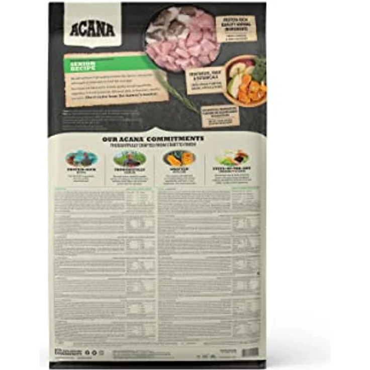ACANA Senior Dog, getreidefreies Hunde-Trockenfutter mit frischen Zutaten, 11.4 kg – Bild 4