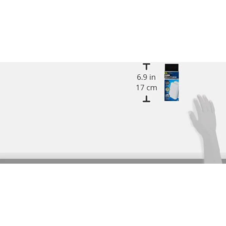 Fluval Schaumstoff-Filtereinsatz U2, effektive mechanische und biologische Filterung für Aquarien – Bild 5