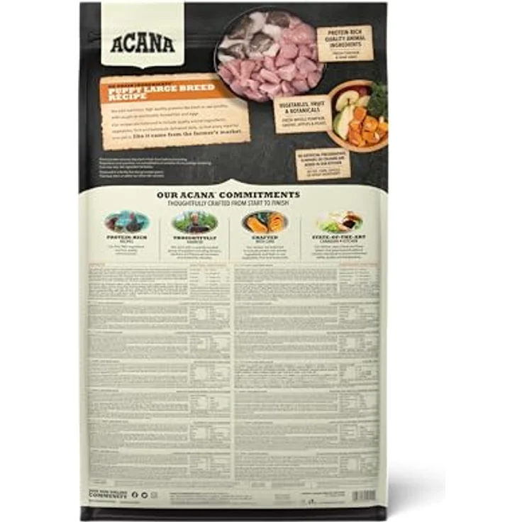 ACANA Puppy Large Breed, Hunde-Trockenfutter mit biologisch angemessenen, getreidefreien Zutaten, 17 kg – Bild 2