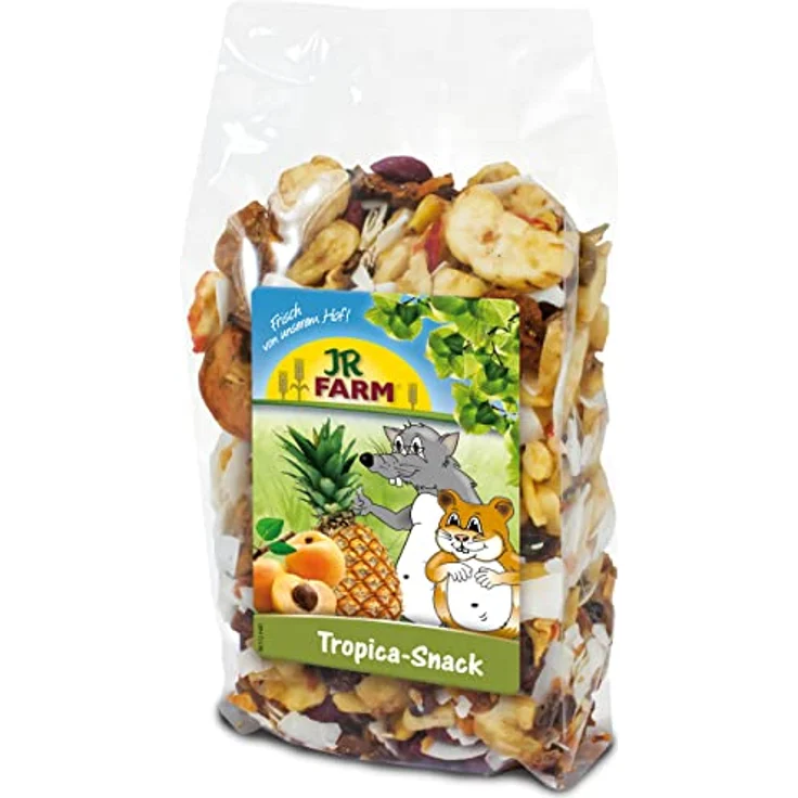 JR FARM Tropica-Snack 200 g, exotischer Mix aus Trockenfrüchten zur Förderung der Vitalfunktionen, gentechnikfrei und aus Bayern – Bild 1