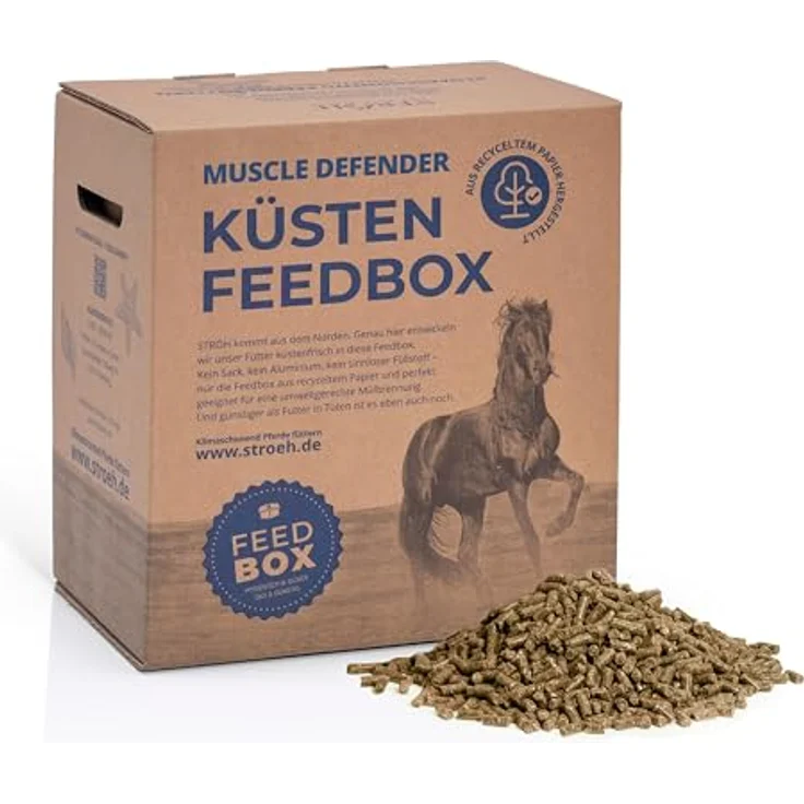 STRÖH MuscleDefender (5 kg) • Mineralfutter für Pferde mit Aminosäuren & Vitaminen für Muskelaufbau & Regeneration, getreidefrei, ohne Zucker – Bild 1