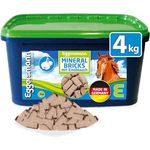 Eggersmann Mein Pferdefutter Mineral Bricks 4 kg - Mineralfutter mit Vitaminen und Mineralstoffen zur Stoffwechselunterstützung - Mit Knoblauch für Fliegenabwehr