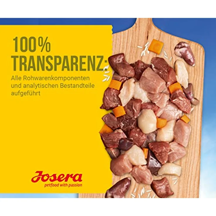 Josera Meat Lovers Menu Multipack, Nassfutter für Hunde mit 65 % Fleischanteil, getreidefrei, Alleinfuttermittel, 6x400g – Bild 4