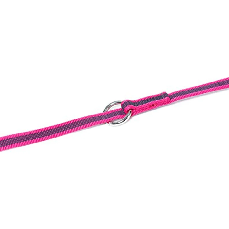 JULIUS K-9 IDC Color & Gray verstellbare Leine mit Doppelkarabiner, 14 mm x 2,2 m, stark und widerstandsfähig, Pink-Grau – Bild 4