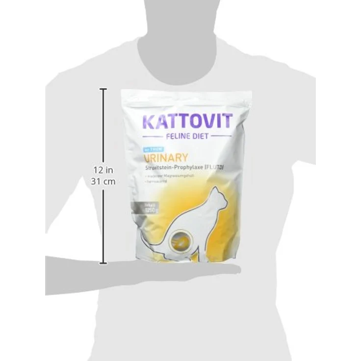 Kattovit Cat Diet Urinary Thunfisch, Katzen-Trockenfutter mit 34% Rohprotein, 1250g – Bild 3