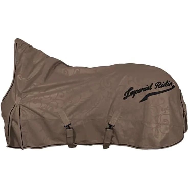 Imperial Riding Outdoordecke IRHSuper-Dry 0gr, Wetterfest, 600D Material, Cappuccino, 165 cm – Bild 1
