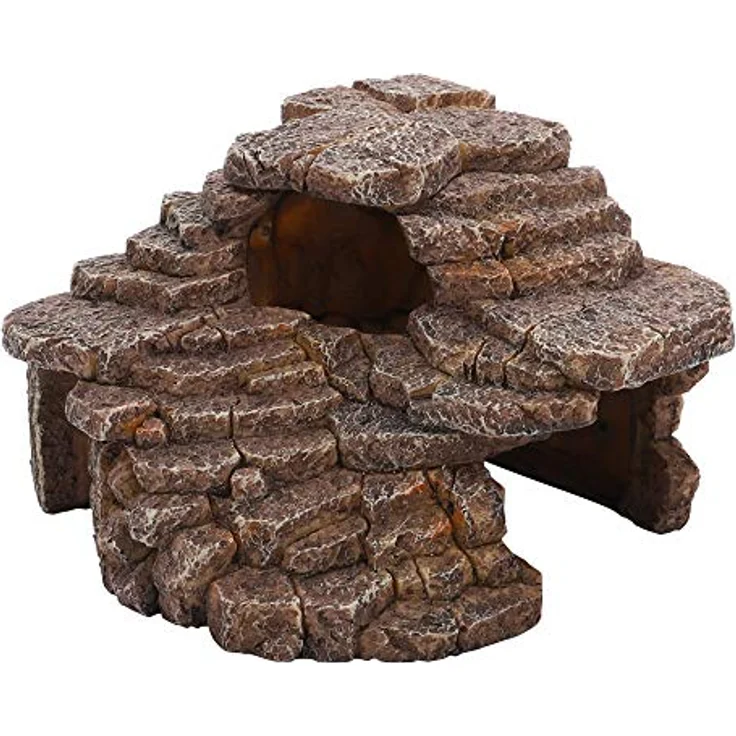 Hobby 41737 Desert Cave 2, Terrarien-Dekoration mit naturnahem Aussehen, fördert Versteckmöglichkeiten und beeinflusst Wasserqualität nicht – Bild 1