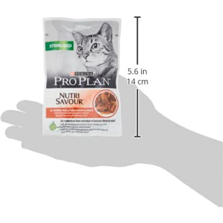 Pro Plan Sterilised, Hundefutter nass mit Rind, 26er Pack (26 x 85g) für kastrierte Katzen, Harnwegsgesundheit und Gewichtsregulation – Bild 3
