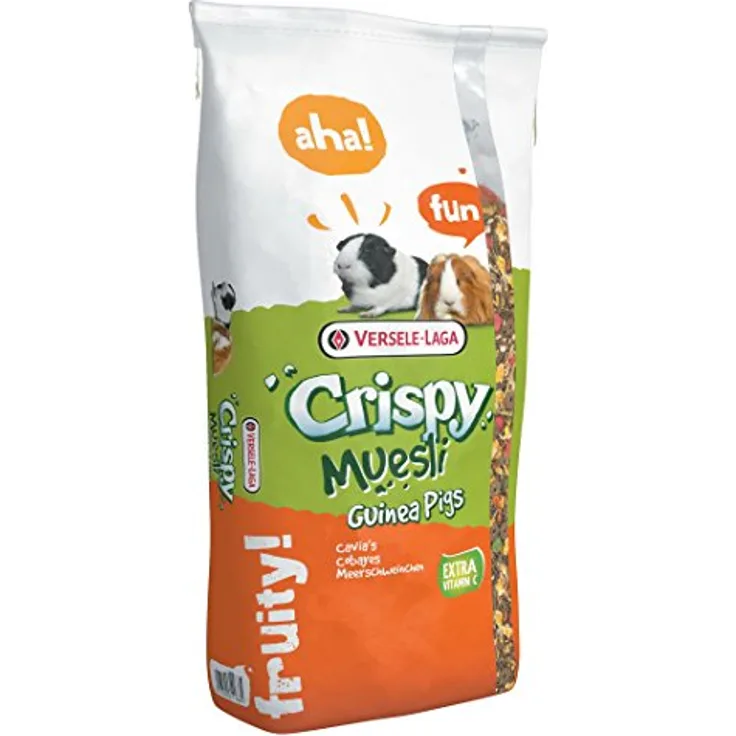 Versele-Laga Crispy Muesli, Knuspriges Müsli für Meerschweinchen, 20 kg