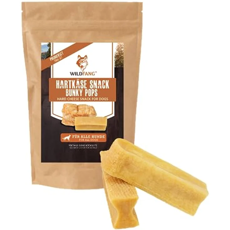 Wildfang® Willkommen Streuner Kauspielzeug Set für Hunde – Natur Hundespielzeug mit Hartkäse Kaustange, Kauwurzel Baumheide, Leder Kauknochen & Kaffeeholz für kleine Hunde – Bild 5