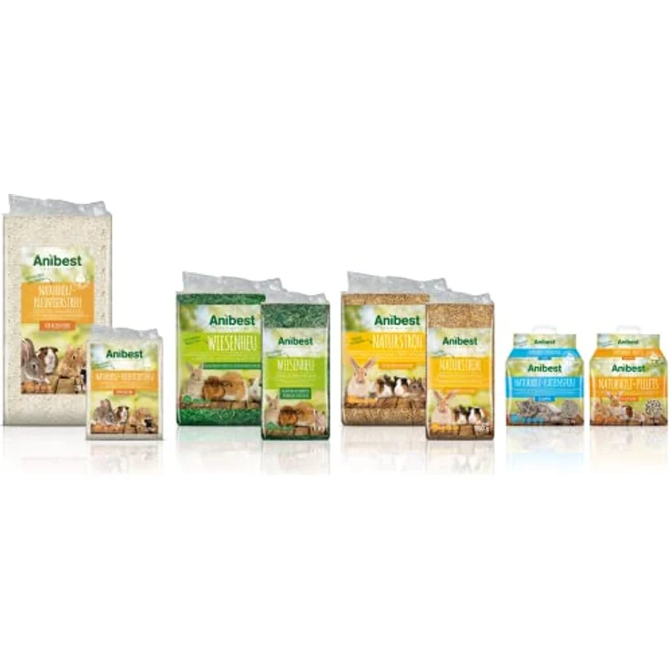 Anibest Naturstroh, Kleintierstreu, 100 % natürliche Einstreu, saugfähig und wärmeisolierend, Made in Germany, 4 kg – Bild 4