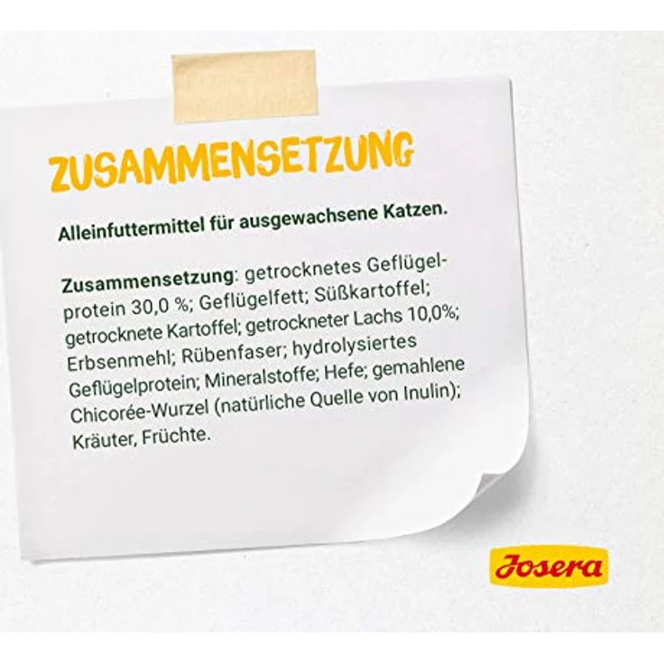 JOSERA NatureCat Adult, Premium Trockenfutter für ausgewachsene Katzen, Lachs & Geflügel, getreidefrei, 400 g – Bild 5