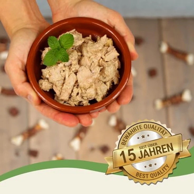 Lyra Pet Lecker.Pet® | 6 x 400 g Leo's 100% Hühnermuskelfleisch Katzen Nassfutter | Getreidefrei, ohne Zuckerzusatz, ohne Zusatzstoffe, reich an Proteinen – Bild 3