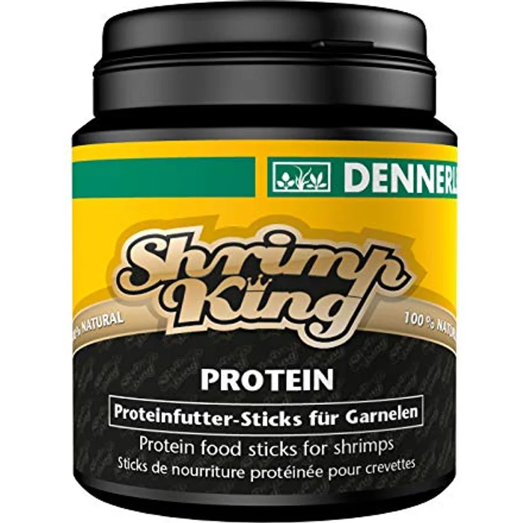 Dennerle Shrimp King Protein, Proteinfutter Sticks für Garnelen mit hohem Eiweißbedarf, fördert Wachstum und Eibildung, 45g – Bild 3